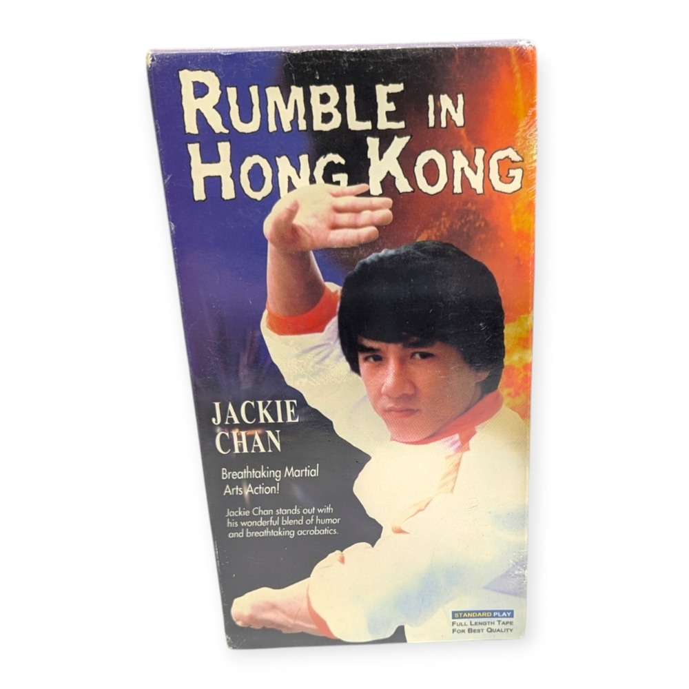Rumble In Hong Kong Jackie Chan VHS 1998 Woodhaven Entertainment New Sealed